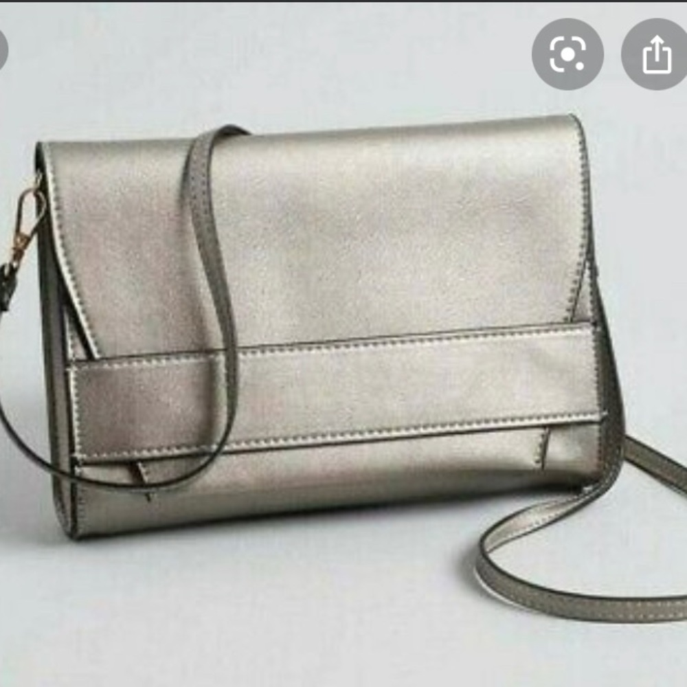 Summer and Rose Crossbody Silver Bag